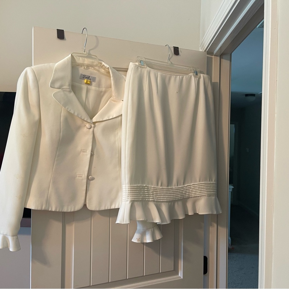 Emily Designs Cream Skirt Set